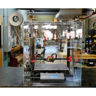 Custom Size Acrylic Akrilik Penutup Enclosure for 3D Printer- Large Size